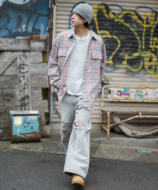 柄3　モデル：175cm L着用