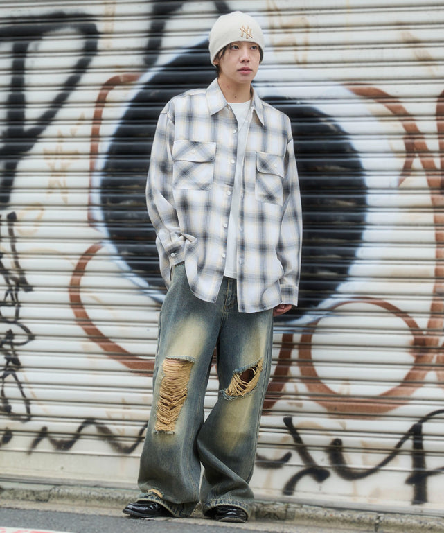 柄2　モデル：175cm L着用