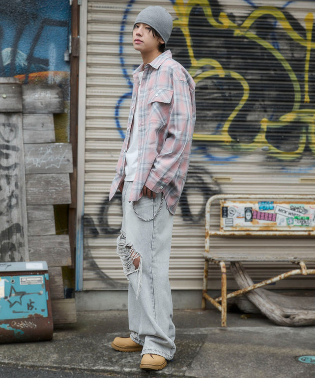 柄3　モデル：175cm L着用