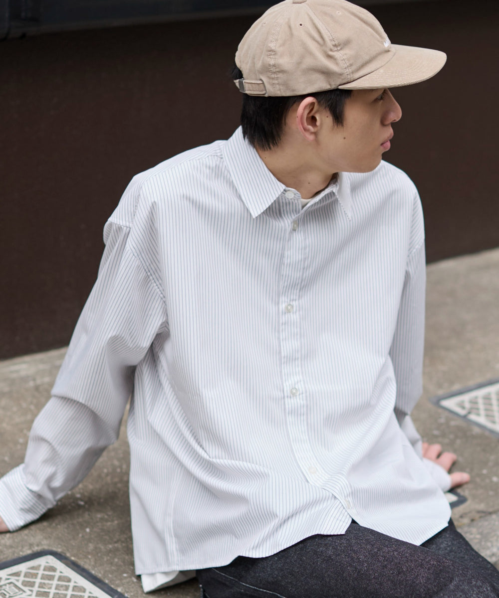 ホワイトストライプ  モデル：181cm L着用