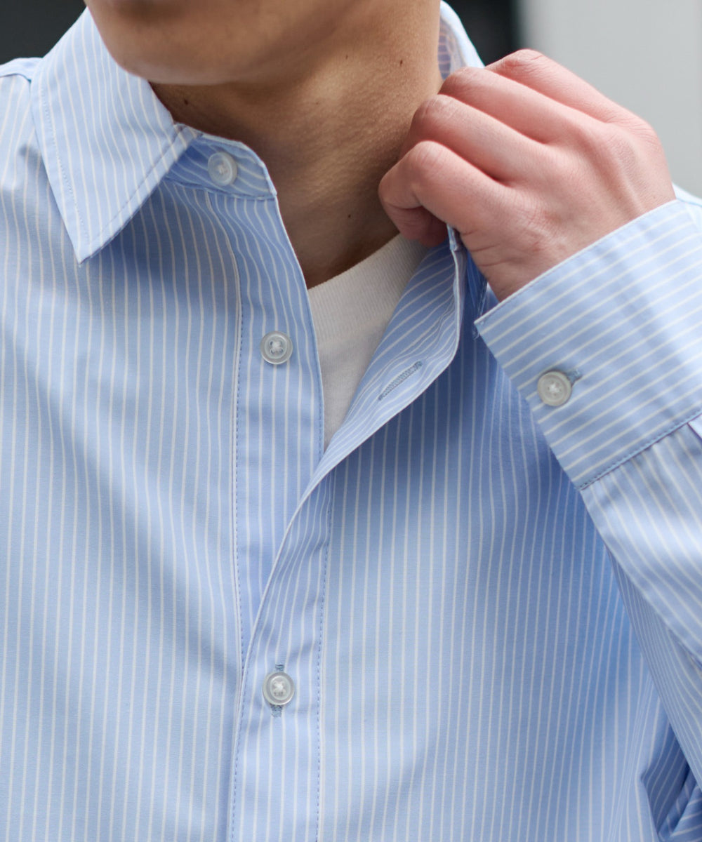 クロップドブロードシャツ