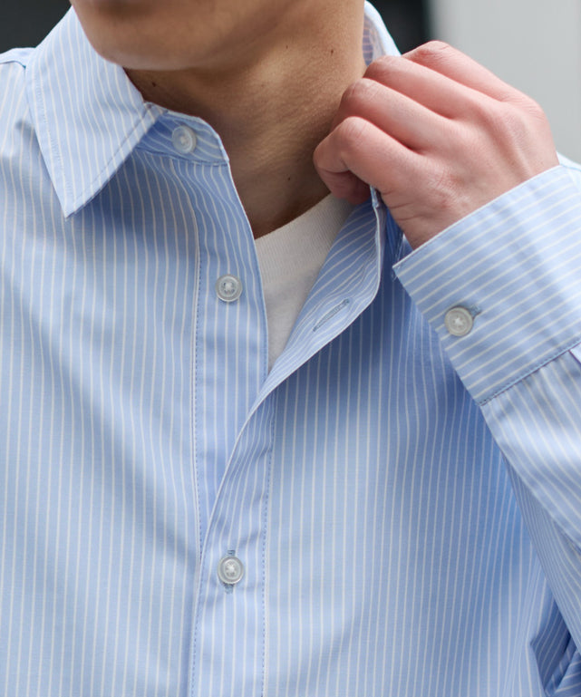 クロップドブロードシャツ