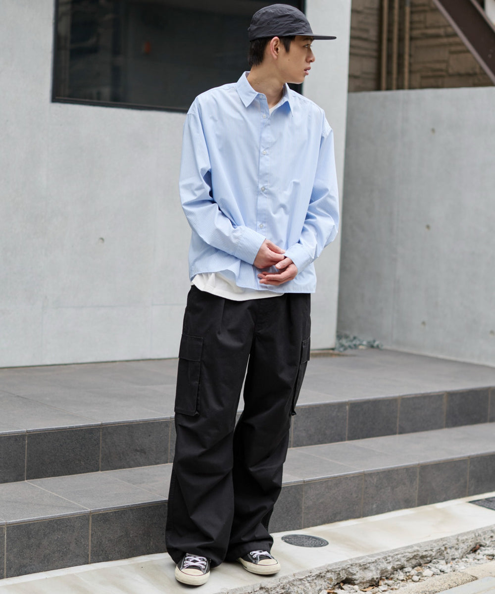 ブルーストライプ モデル：181cm L着用