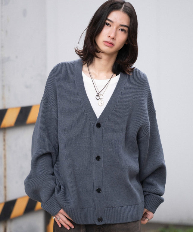 クロップドカーディガン/ブルーソノタ モデル：175cm L着用