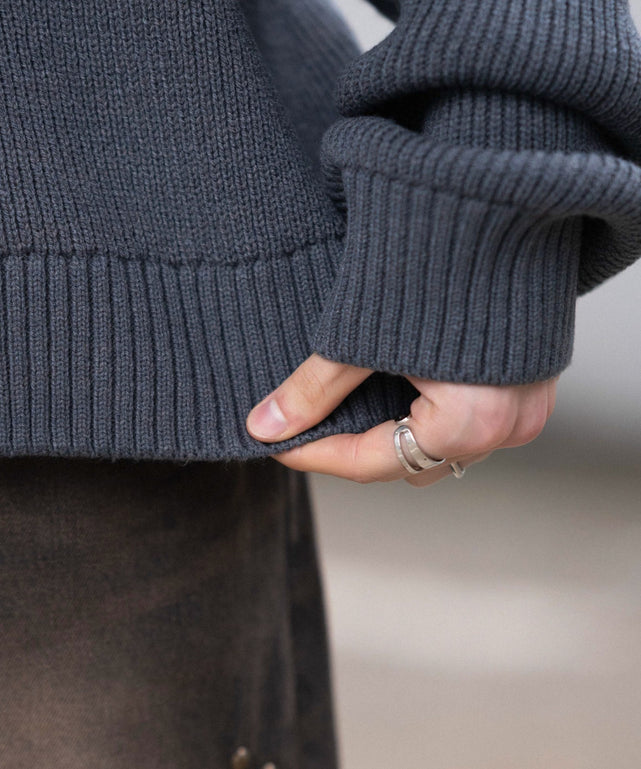 クロップドカーディガン