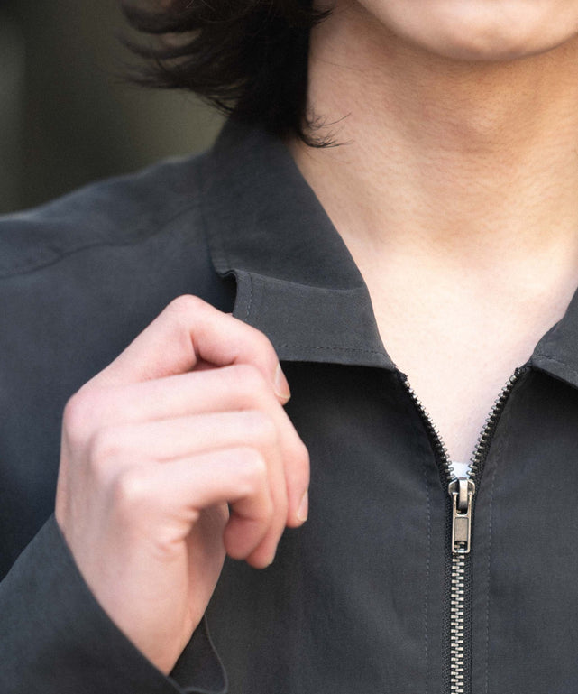 フェイクスウェードシャツジャケット