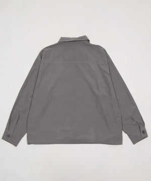 フェイクスウェードシャツジャケット