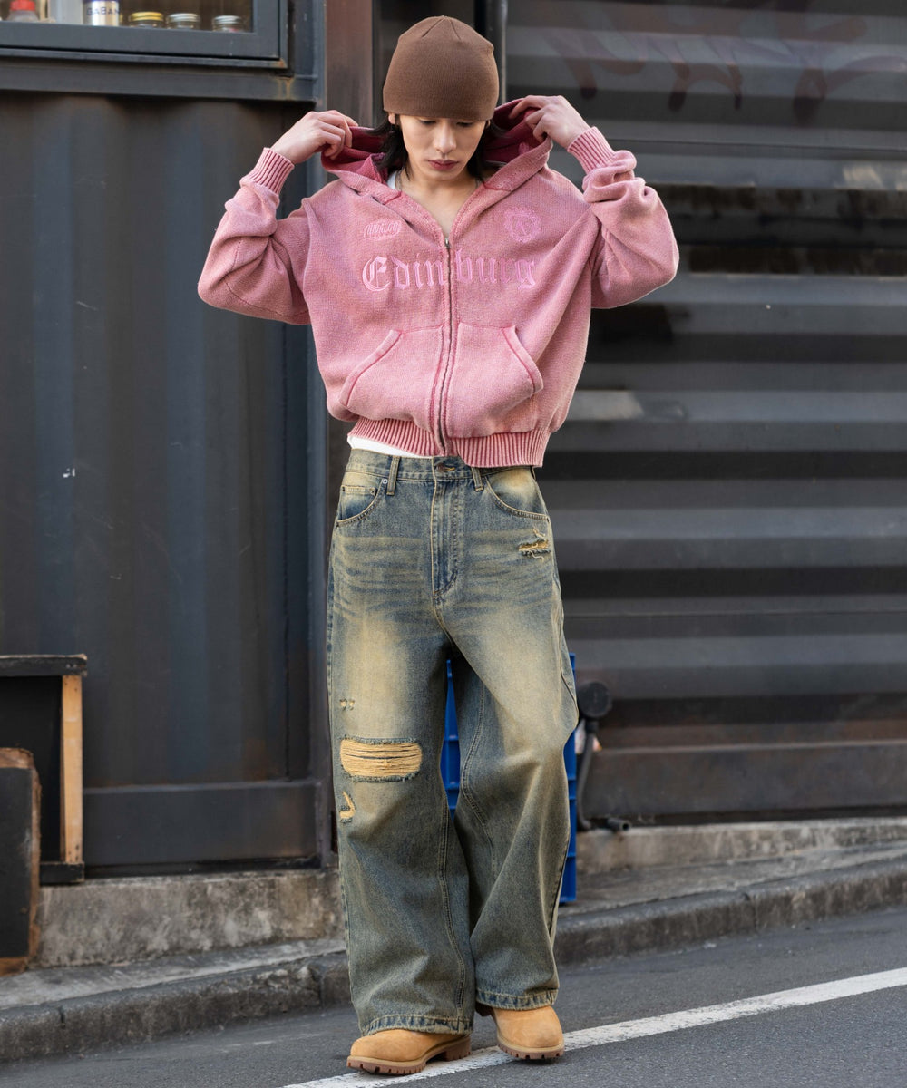 ピンク モデル：182cm L着用