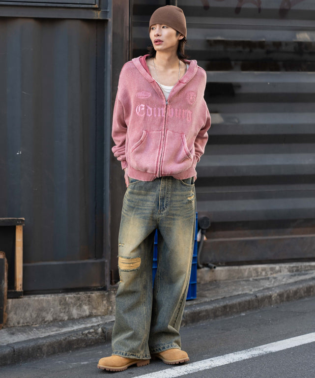 ピンク モデル：182cm L着用