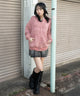 ピンク　モデル：159cm M着用