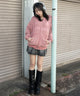 ピンク　モデル：159cm M着用