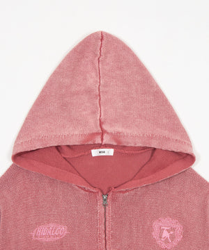 ブリーチニットグラフィックZIPパーカー