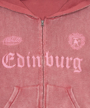 ブリーチニットグラフィックZIPパーカー