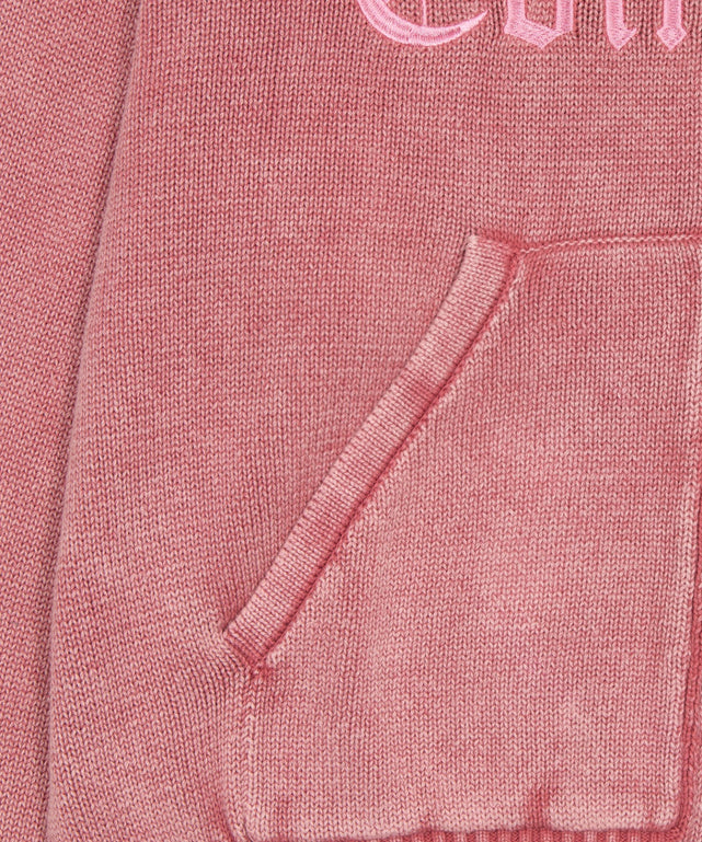 ブリーチニットグラフィックZIPパーカー