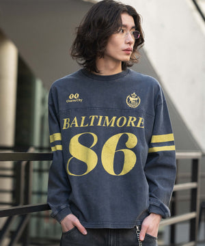 ネイビー モデル：182cm L着用