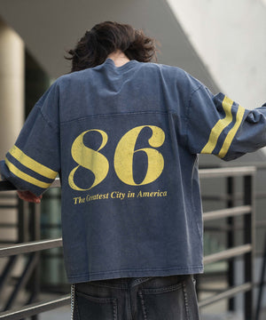 ネイビー モデル：182cm L着用