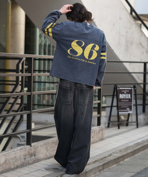 ネイビー モデル：182cm L着用