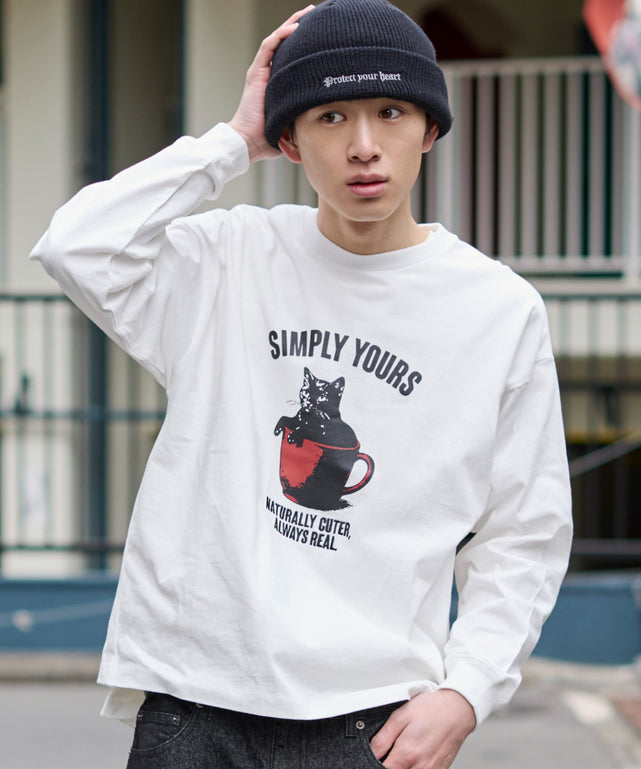 ホワイト モデル：181cm L着用