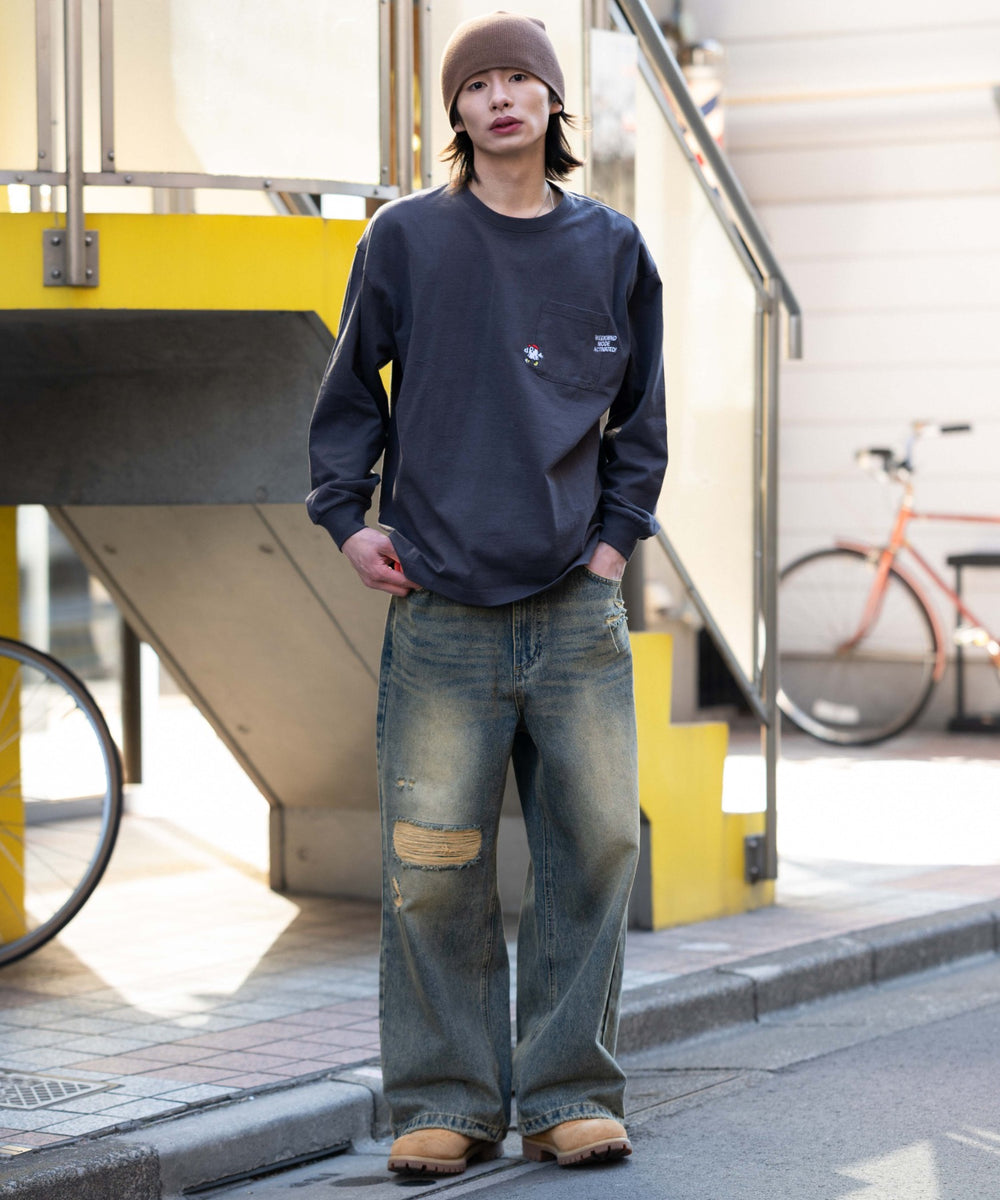 スミクロ モデル：182cm L着用