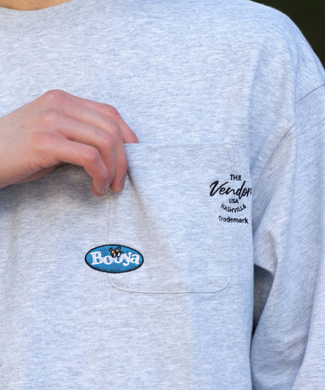 ポケット刺繍BIG　T（LS）