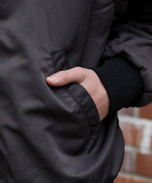 ピグメントロゴフードブルゾン