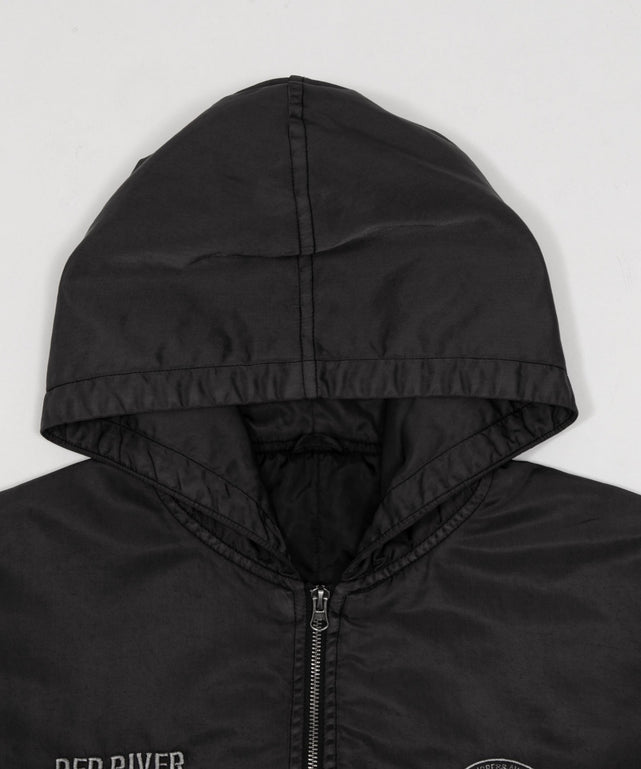 ピグメントロゴフードブルゾン