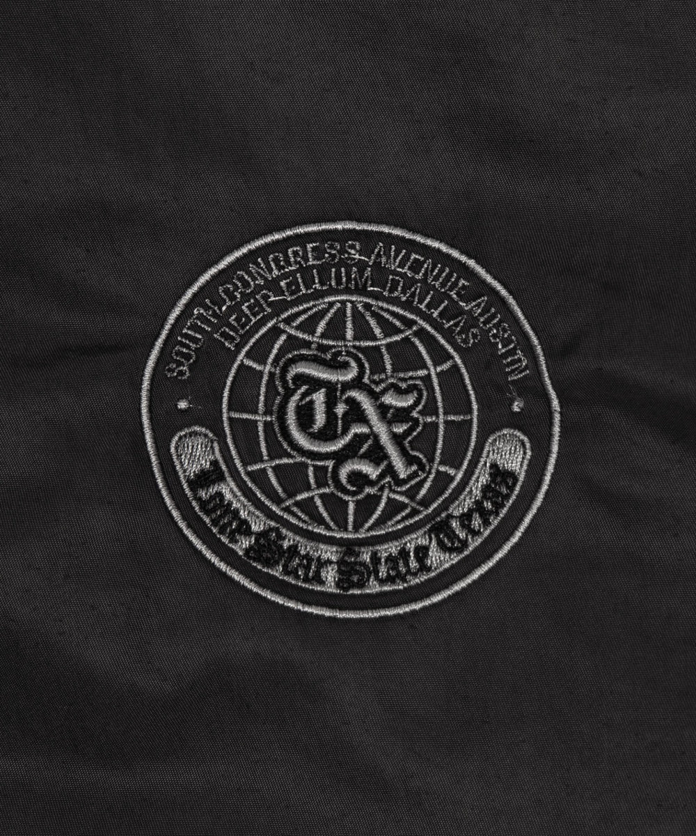 ピグメントロゴフードブルゾン