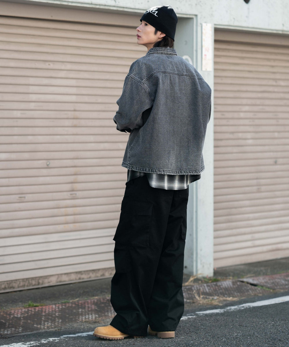 デニムブラックソノタ モデル：182cm L着用