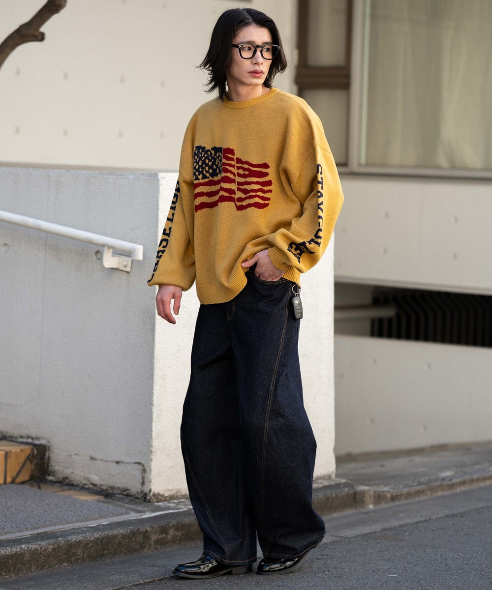 イエロー モデル：182cm L着用