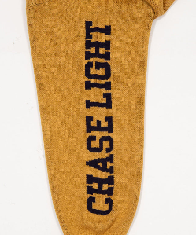 スリーブロゴニットプルオーバー