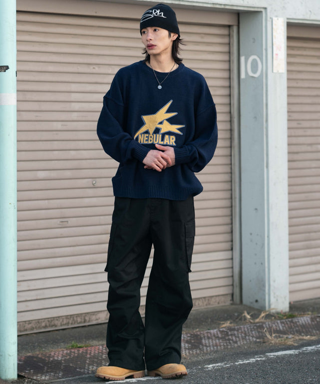 ネイビー モデル：182cm L着用