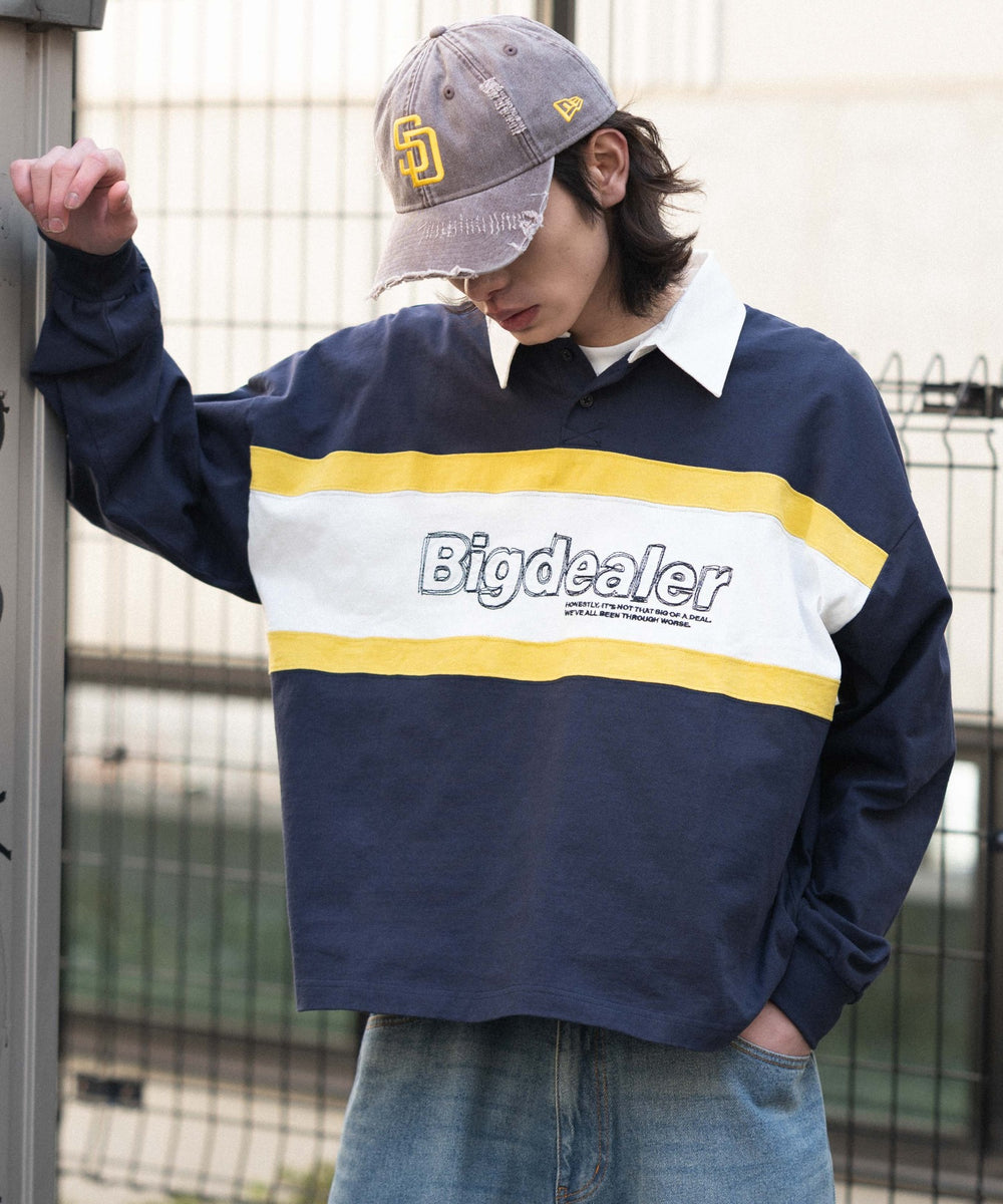 ネイビー モデル：182cm L着用