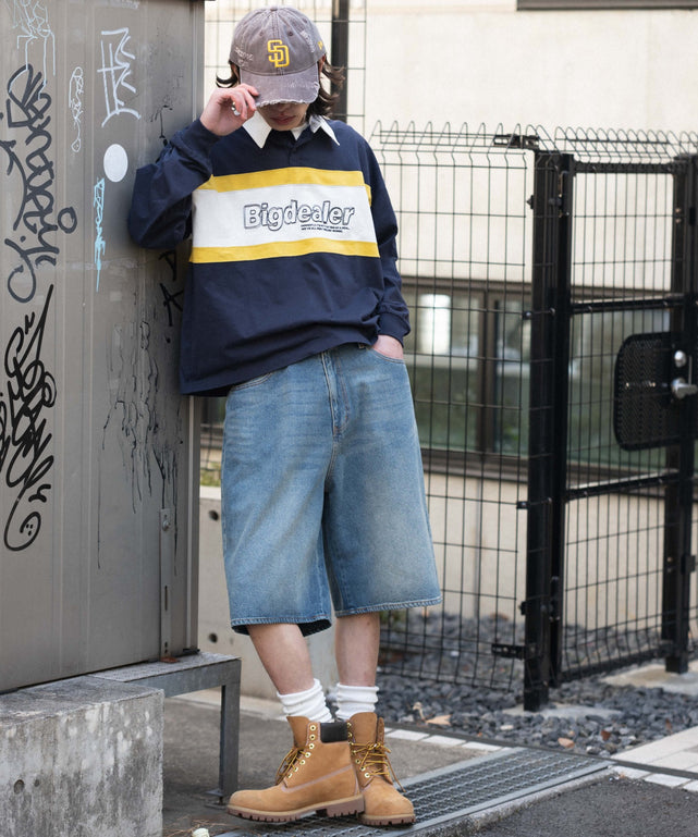 ネイビー モデル：182cm L着用