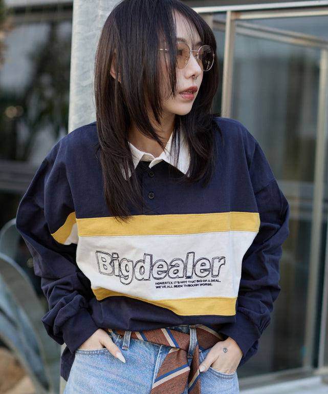 ネイビー モデル：159cm M着用