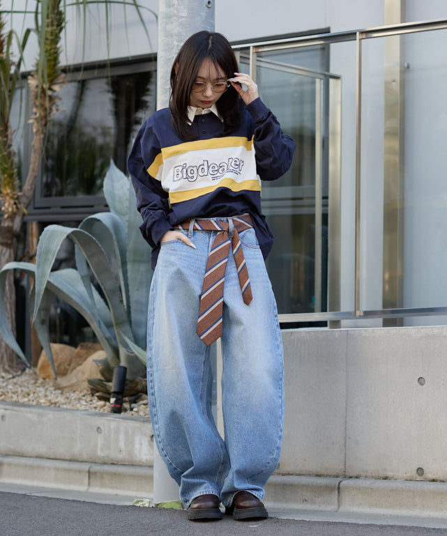 ネイビー モデル：159cm M着用