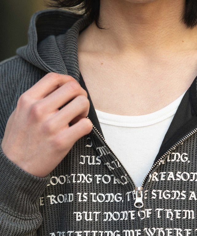 メッシュZIPパーカー