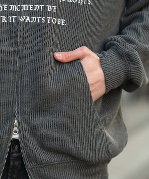 メッシュZIPパーカー