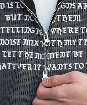 メッシュZIPパーカー