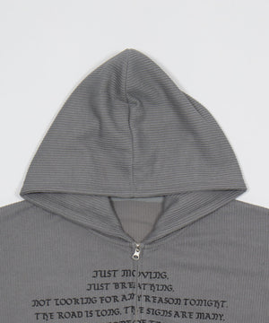 メッシュZIPパーカー