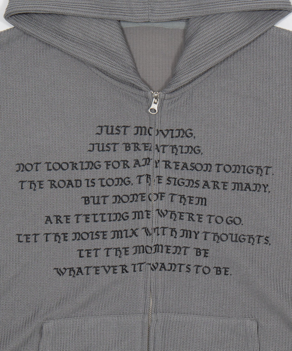 メッシュZIPパーカー