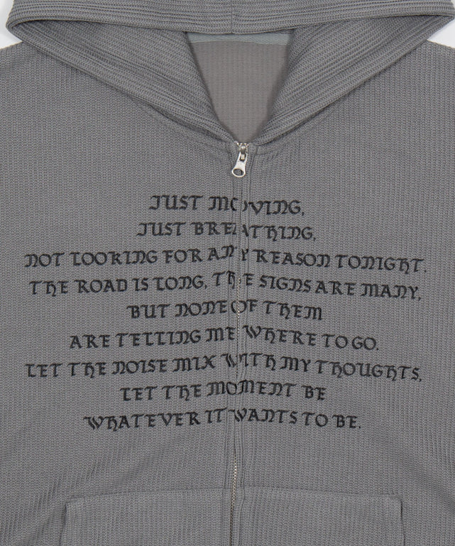 メッシュZIPパーカー