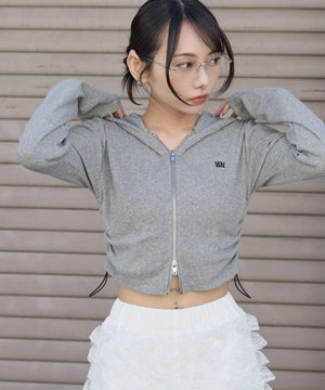 杢グレー モデル：159cm F着用