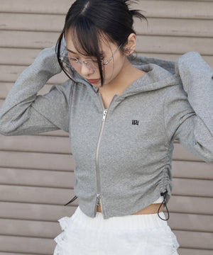 杢グレー モデル：159cm F着用