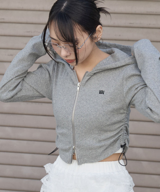 杢グレー モデル：159cm F着用