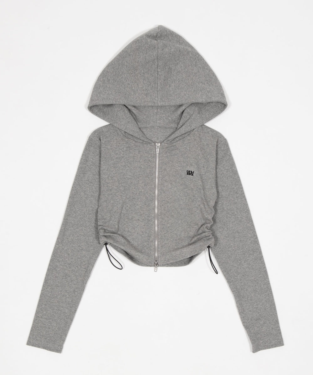 リブジップパーカー