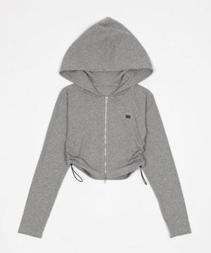 リブジップパーカー