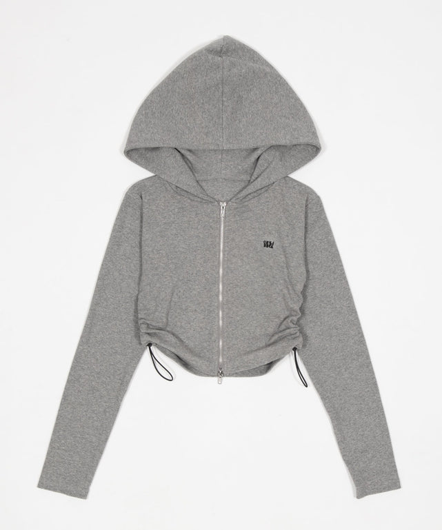 リブジップパーカー