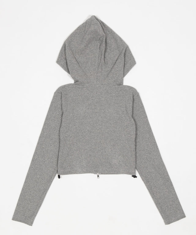 リブジップパーカー