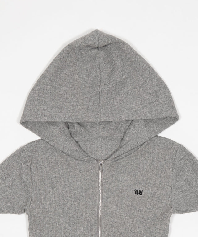 リブジップパーカー