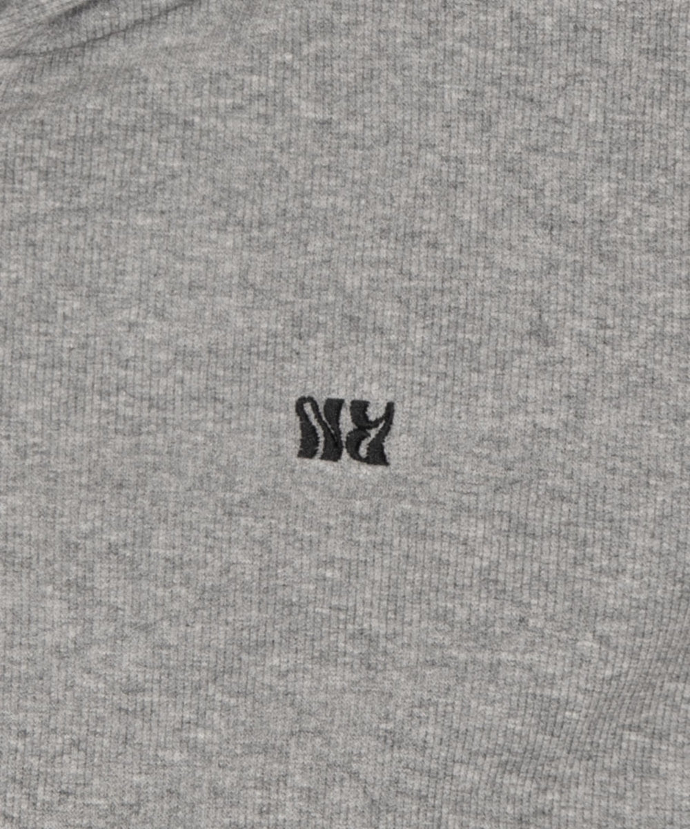 リブジップパーカー